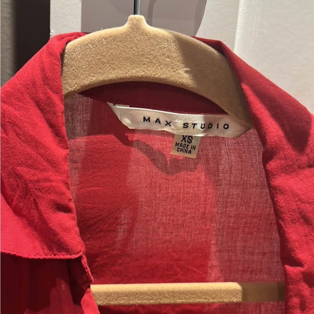 Max Studio Lightweight Button Up Blouses - image 2